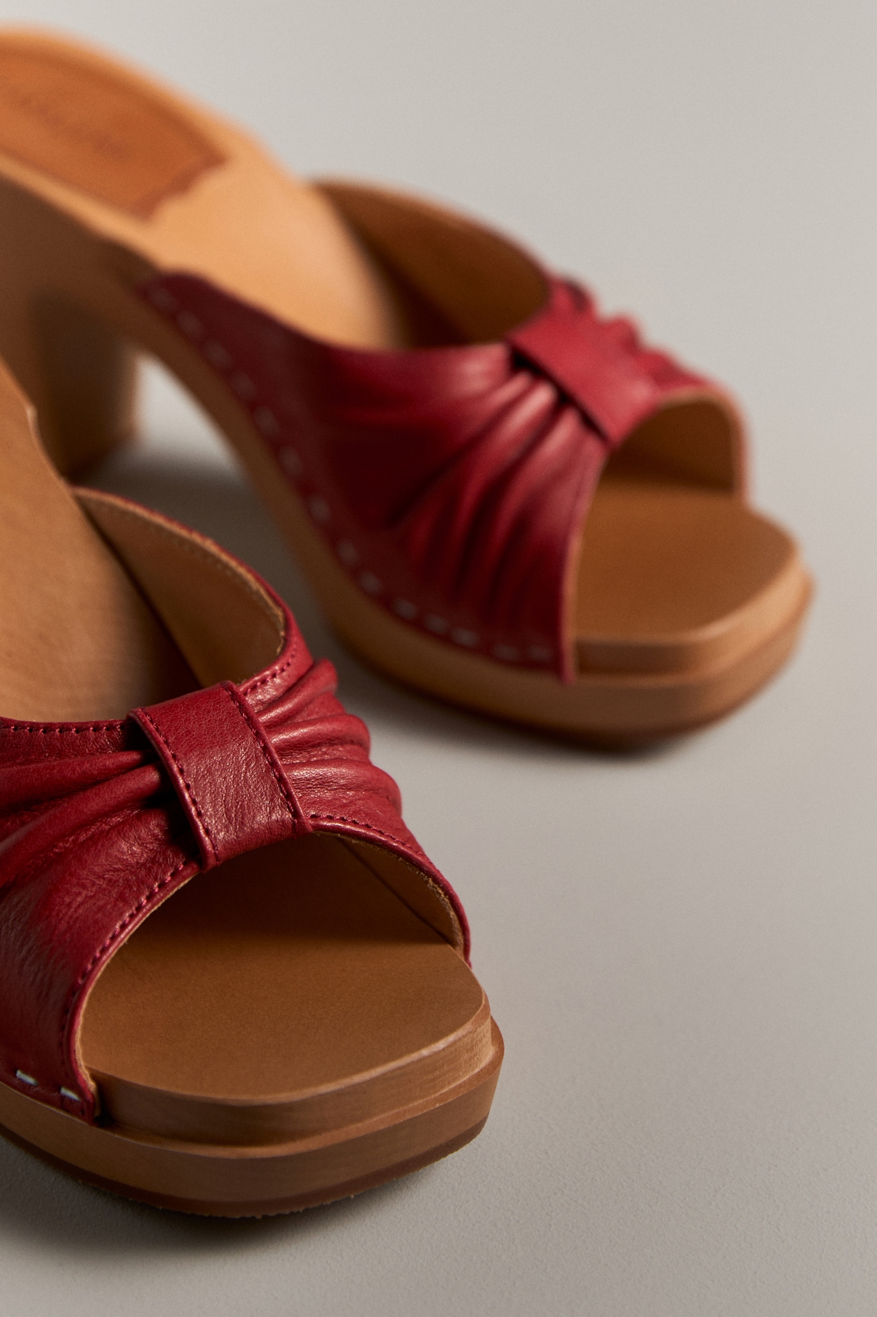 Swedish Hasbeens Bow Slip-In Sandals