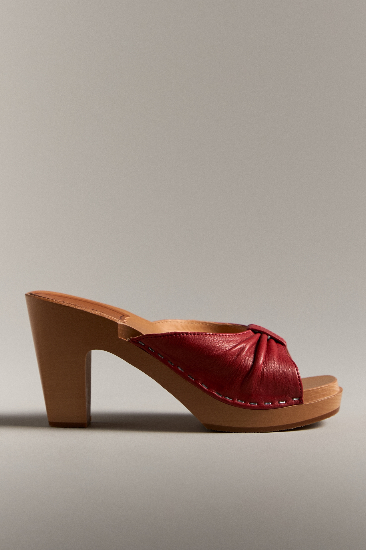 Swedish Hasbeens Bow Slip-In Sandals