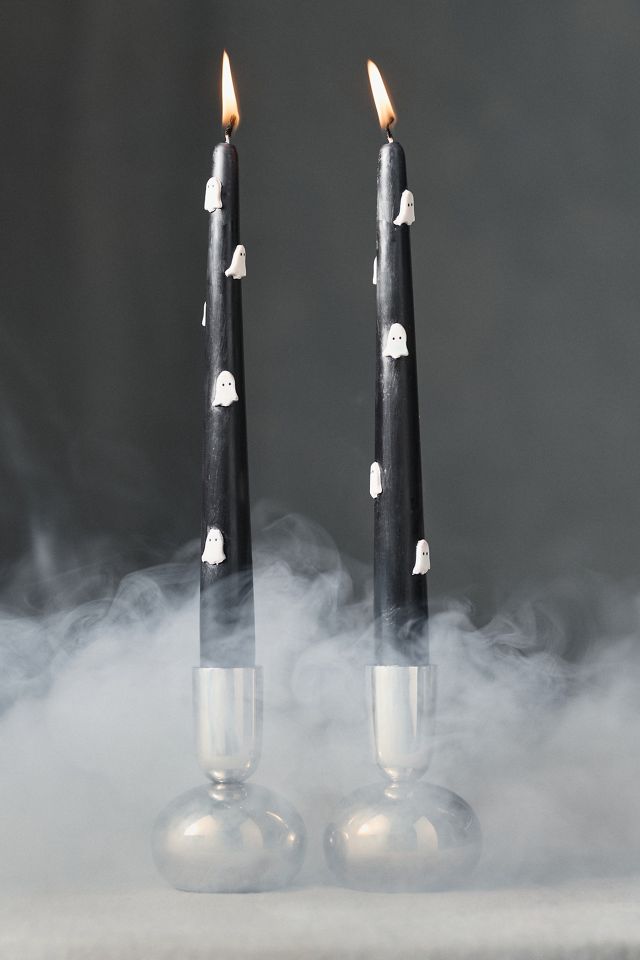 Icon Ghost Taper Candles, Set of 2 #2