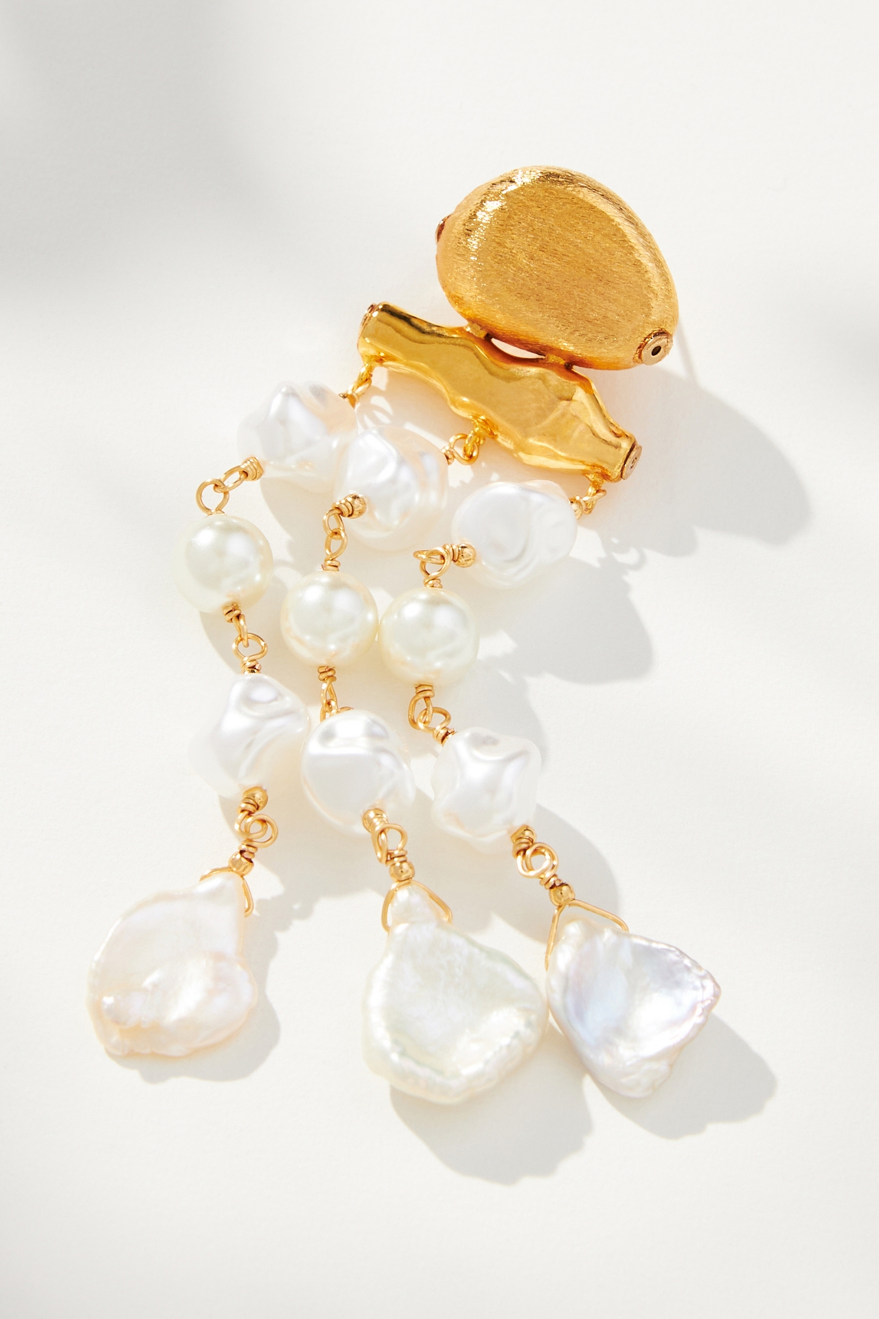 Statement Pearl Drop Earrings