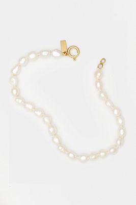 Deux Lions Jewelry Natural Keshi Pearl Anklet