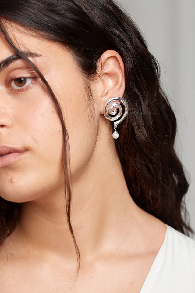 Deux Lions Jewelry Sacred Spiral Earrings #1