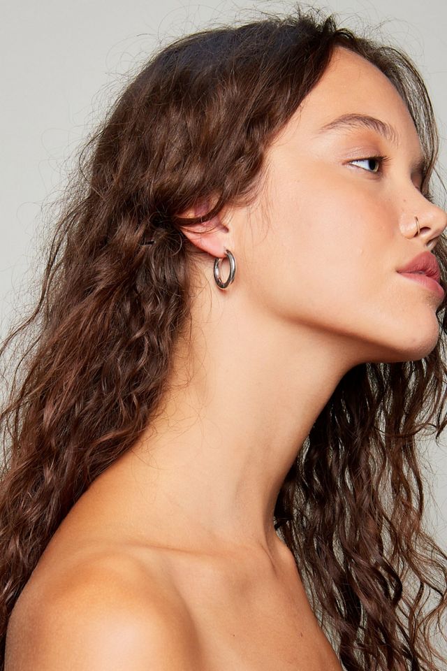 Deux Lions Jewelry Small Joan Hoops #1