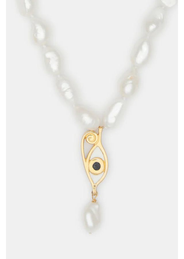 Deux Lions Jewelry Resin Inès Pearl Necklace #2