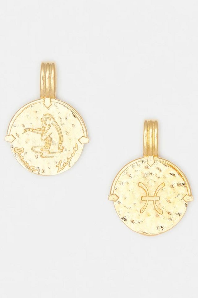 Deux Lions Jewelry Gold Zodiac Necklace #1