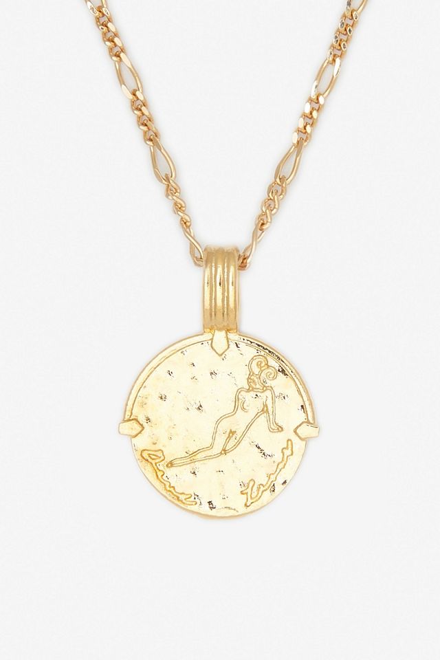 Deux Lions Jewelry Gold Zodiac Necklace #2