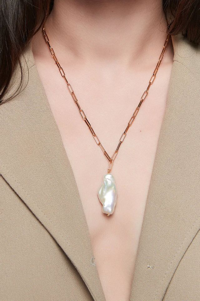 CHIEKO+チェコプラス LUNA double necklace Two Moon Crystal Pendant Necklace | UNOde50