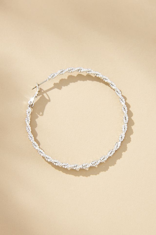 Braided Hoop Earrings | Anthropologie