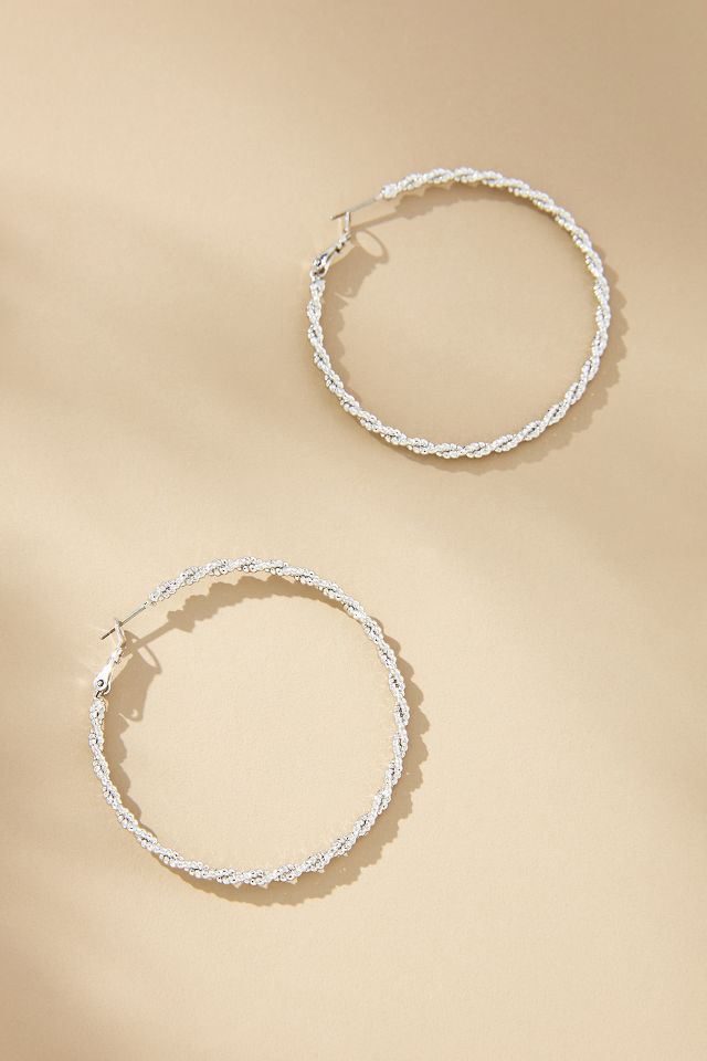 Braided Hoop Earrings | Anthropologie