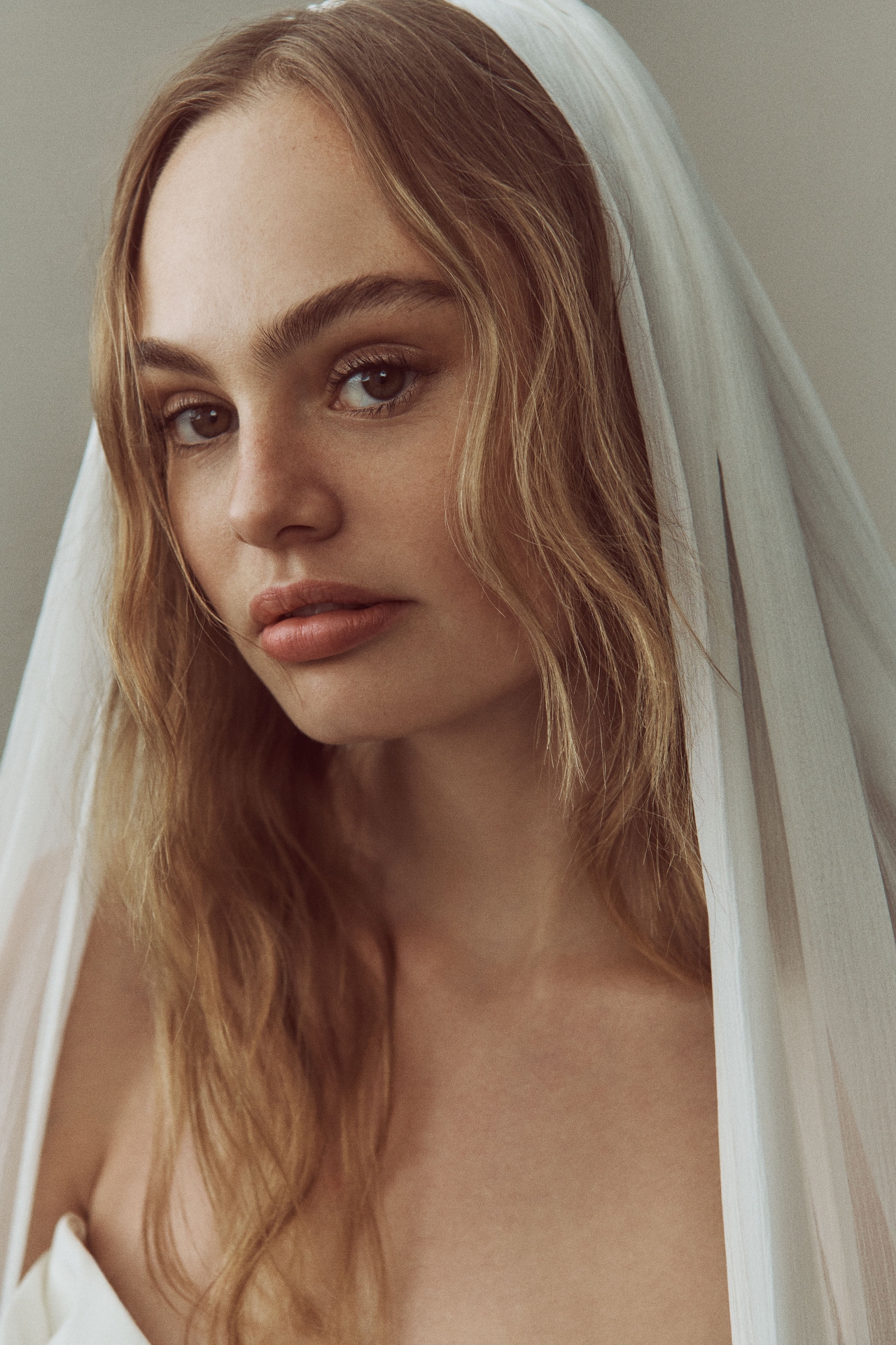 A.B. Ellie Silk Chiffon Cathedral Veil