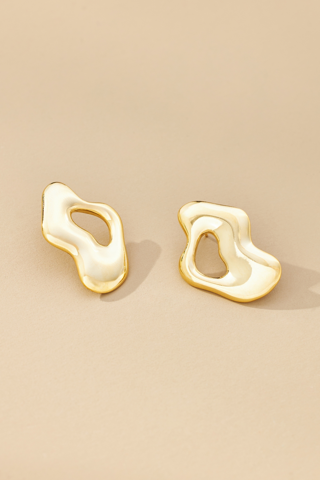 Molten Abstract Post Earrings