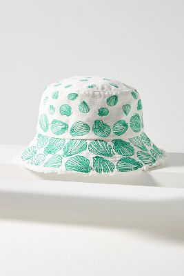 Shop By Anthropologie Shell Bucket Hat In Multicolor