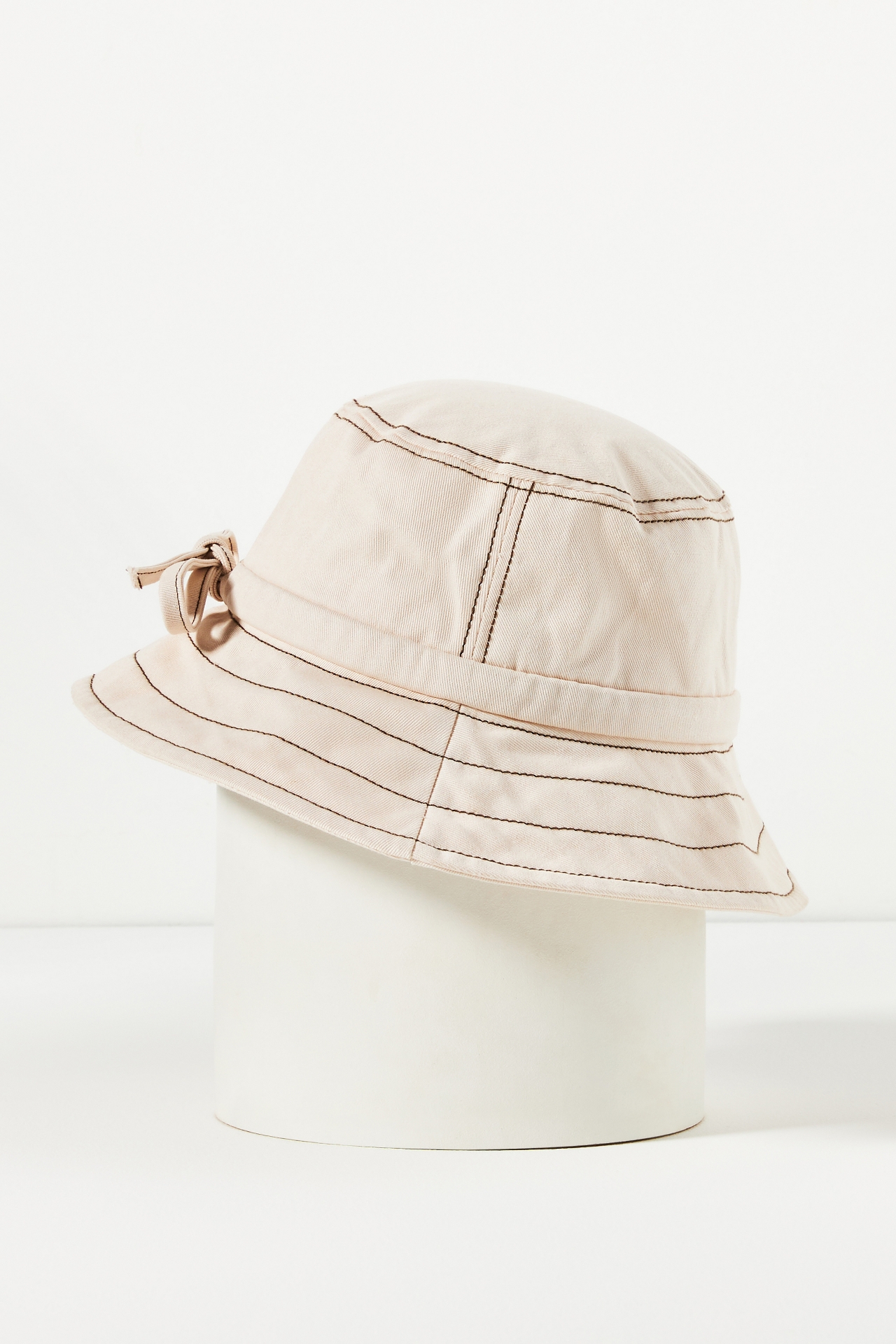 By Anthropologie Contrast Tie Bucket Hat