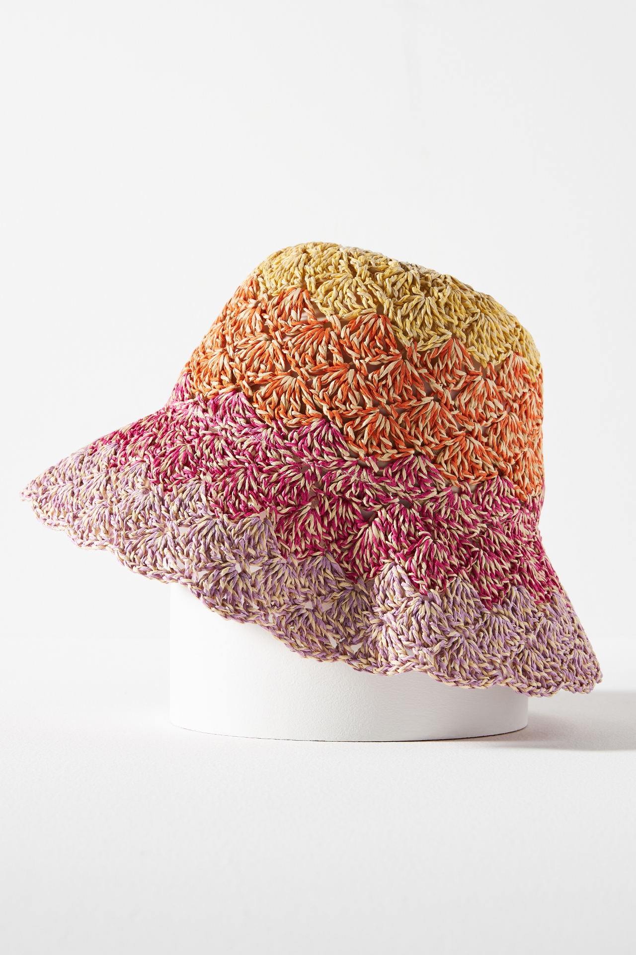 By Anthropologie Straw Bucket Hat