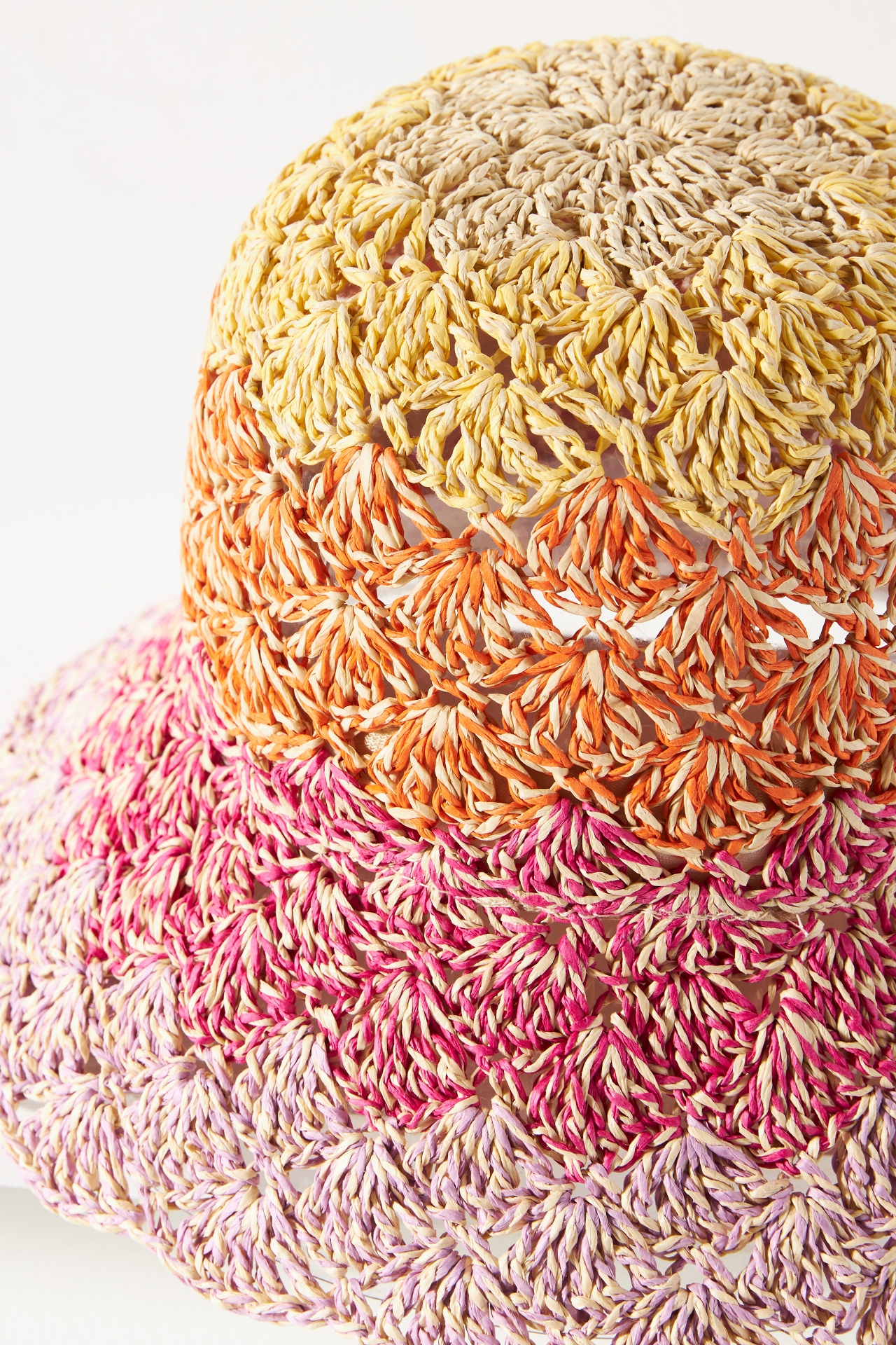 By Anthropologie Straw Bucket Hat