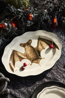 Terrain Bat Stoneware Serving Platter