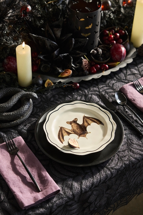 Halloween Stoneware Plate