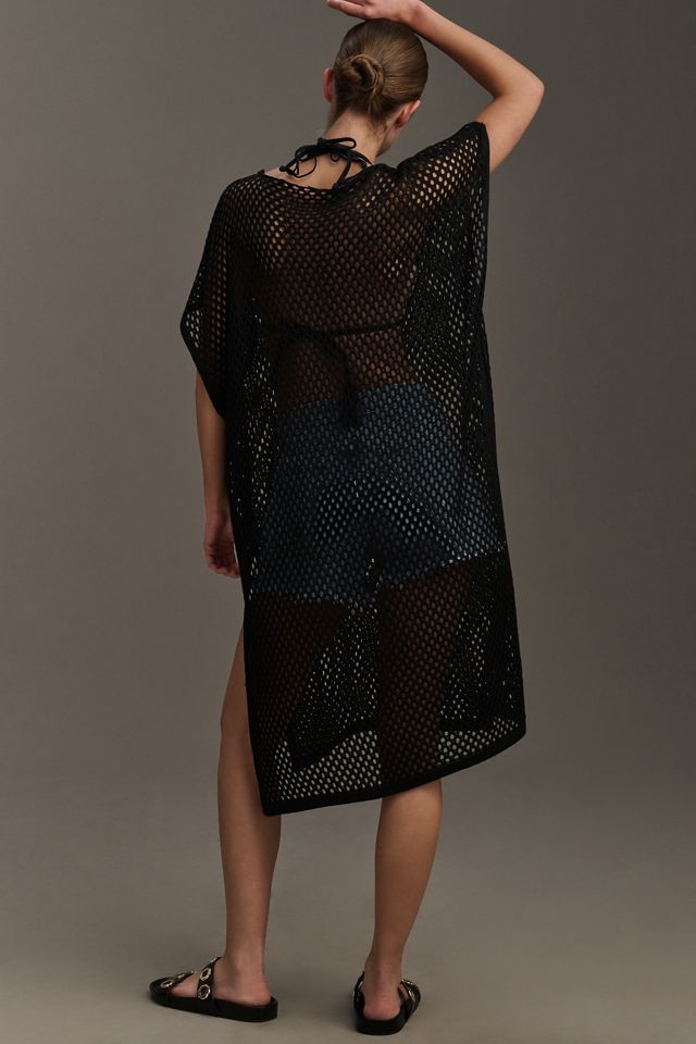 Mesh Knit Poncho #1