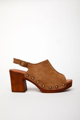 靴 _Fot wood heel mules octagon Matisse Layton Ivory Crochet Mule Heels – Momni Boutique