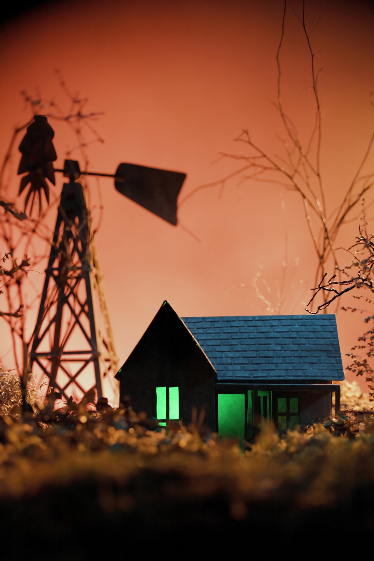 Concordville Spooky Village Windmill