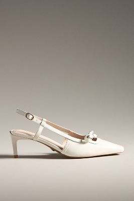 Shop Cecelia New York Kind Slingback Heels In White