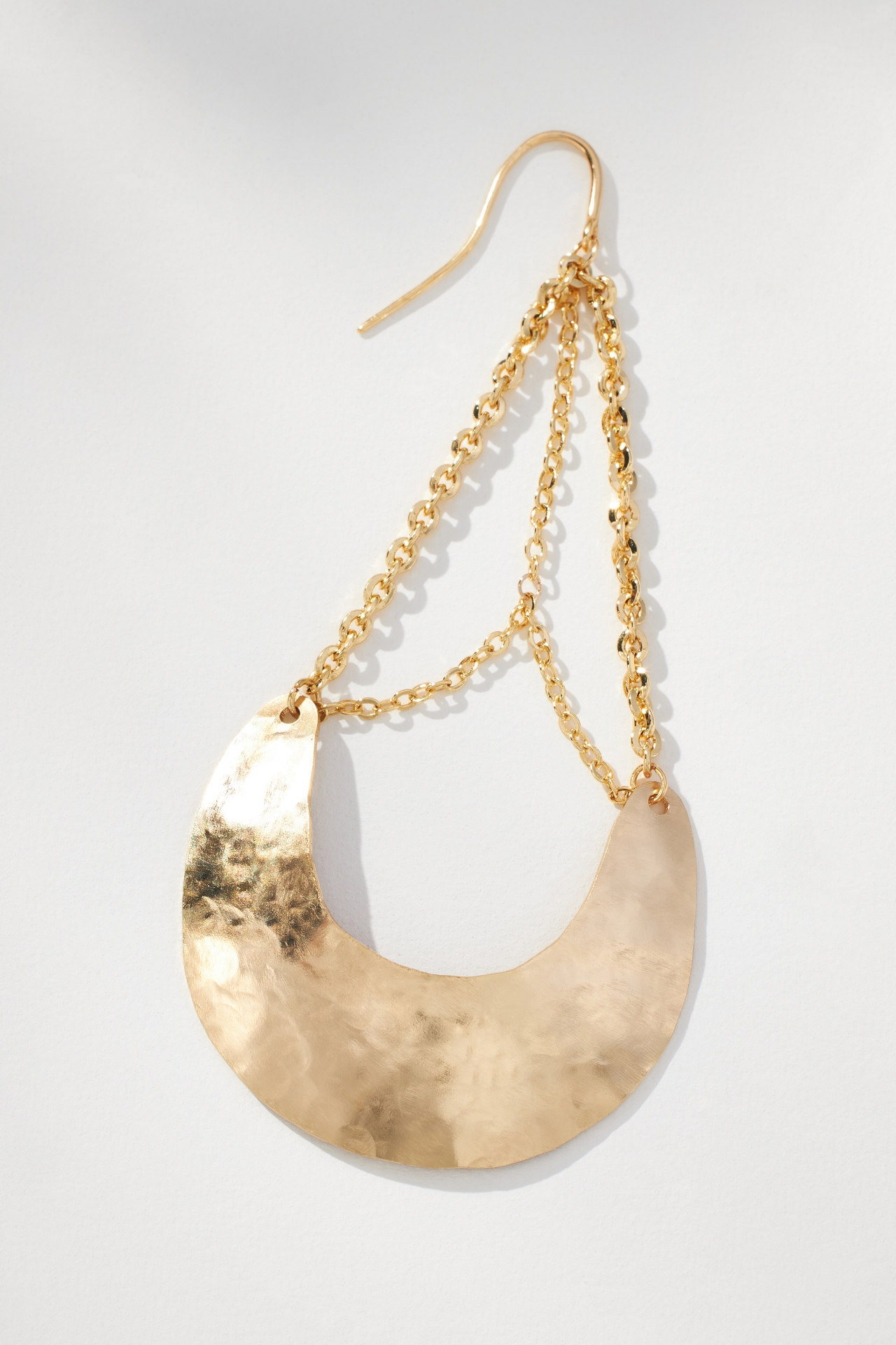 Half-Moon Chandelier Earrings