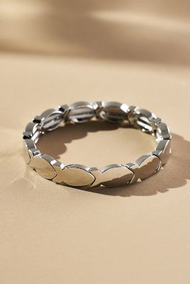 Shop By Anthropologie Fish Link Bracelet In Silver