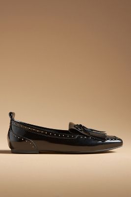 Shop Kelsi Dagger Brooklyn Kiltie Loafers In Black