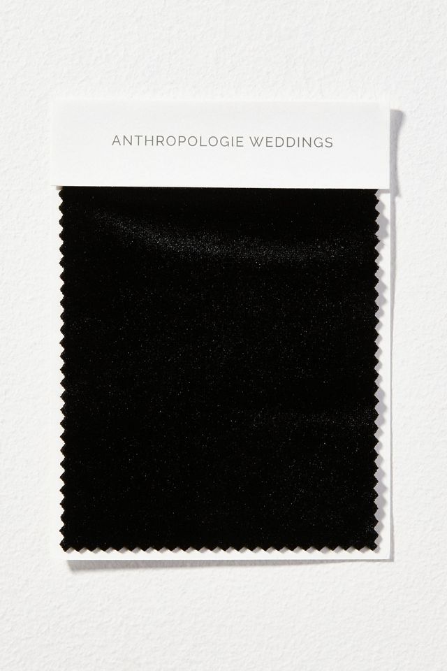 BHLDN Velvet Small Black Swatch #1