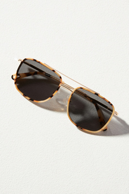 Machete Amelia Aviator Sunglasses In Multicolor