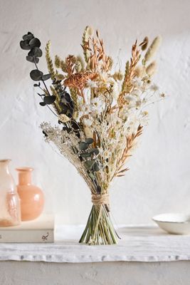 Dried Dutch Field Mix Bouquet, Coral
