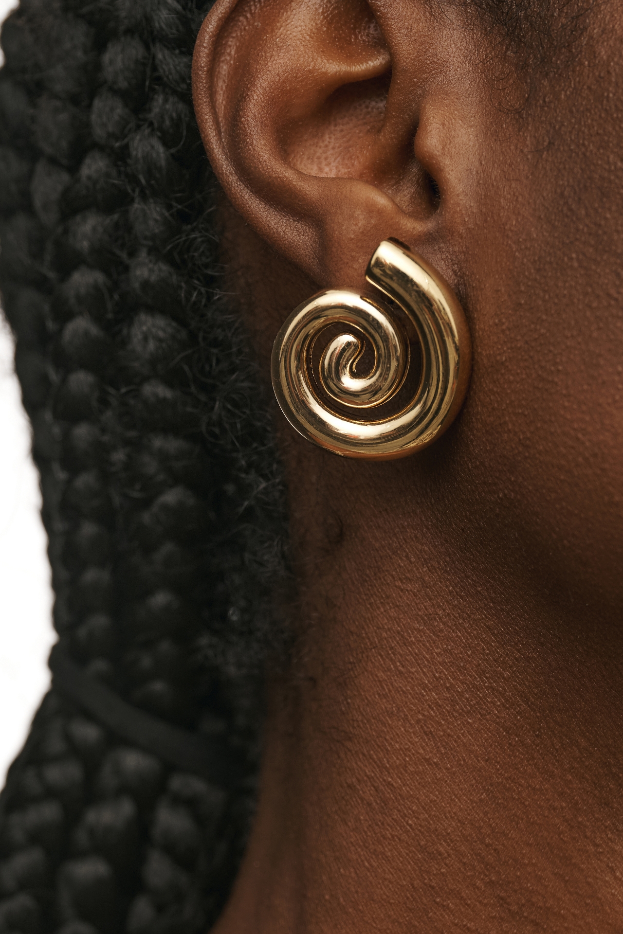 Swirl Shell Post Earrings