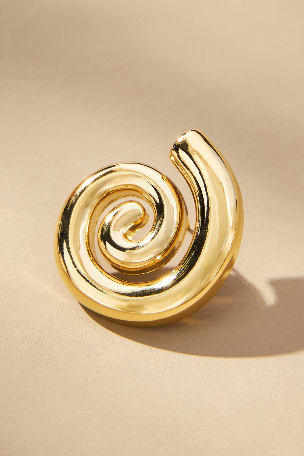 Swirl Shell Post Earrings