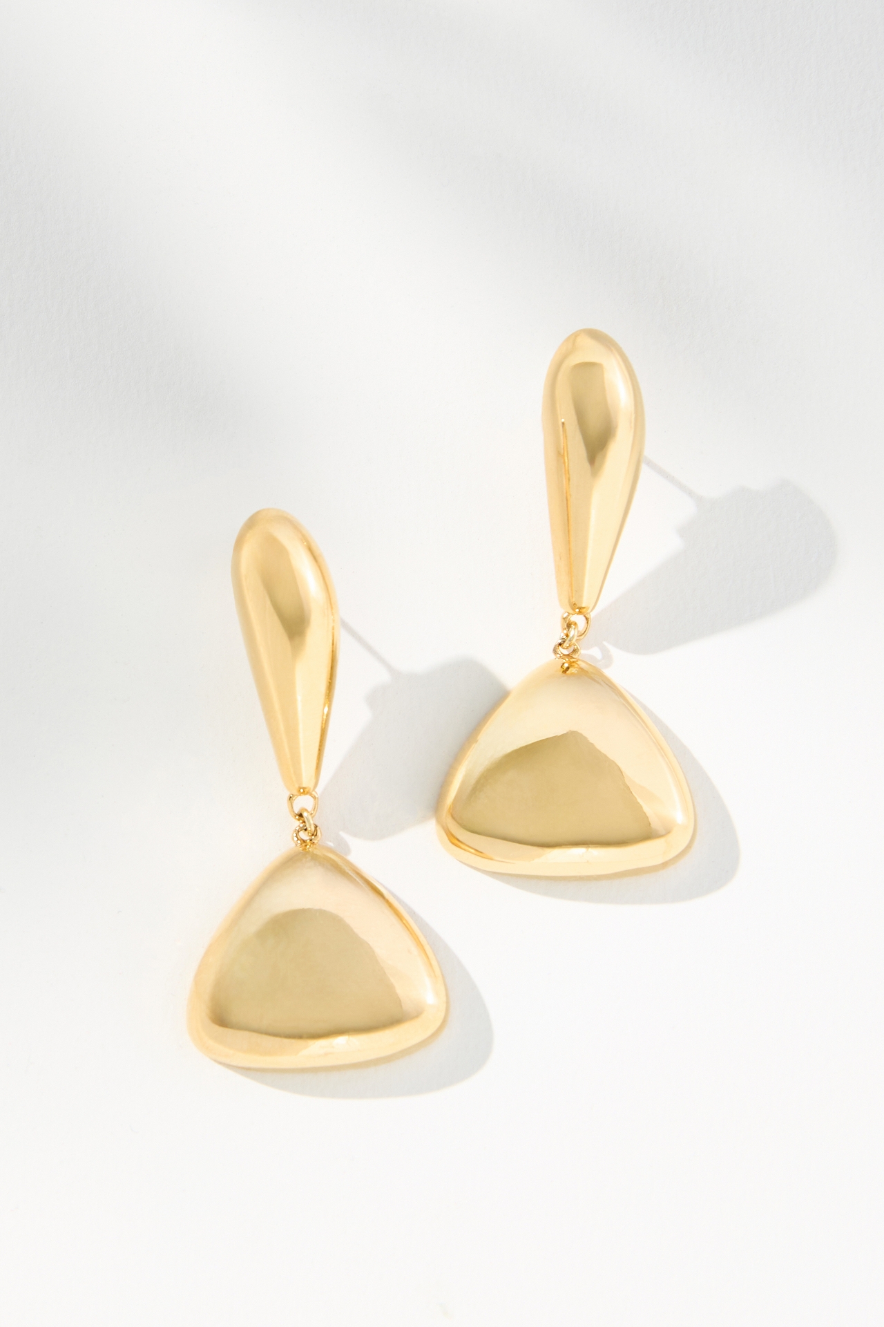 Double Geo Drop Earrings