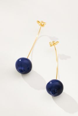 Shop By Anthropologie Fruit Drop Earrings In Blue