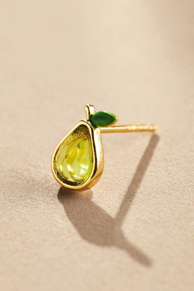 Glass Fruit Post Earrings #1