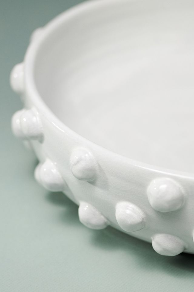 Terracotta 3D Dot Bowl - Unique Decor Piece