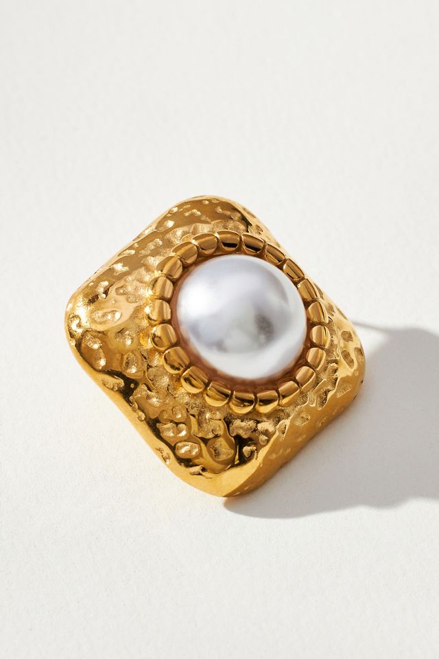 Cendré Maggie Pearl Post Earrings #1