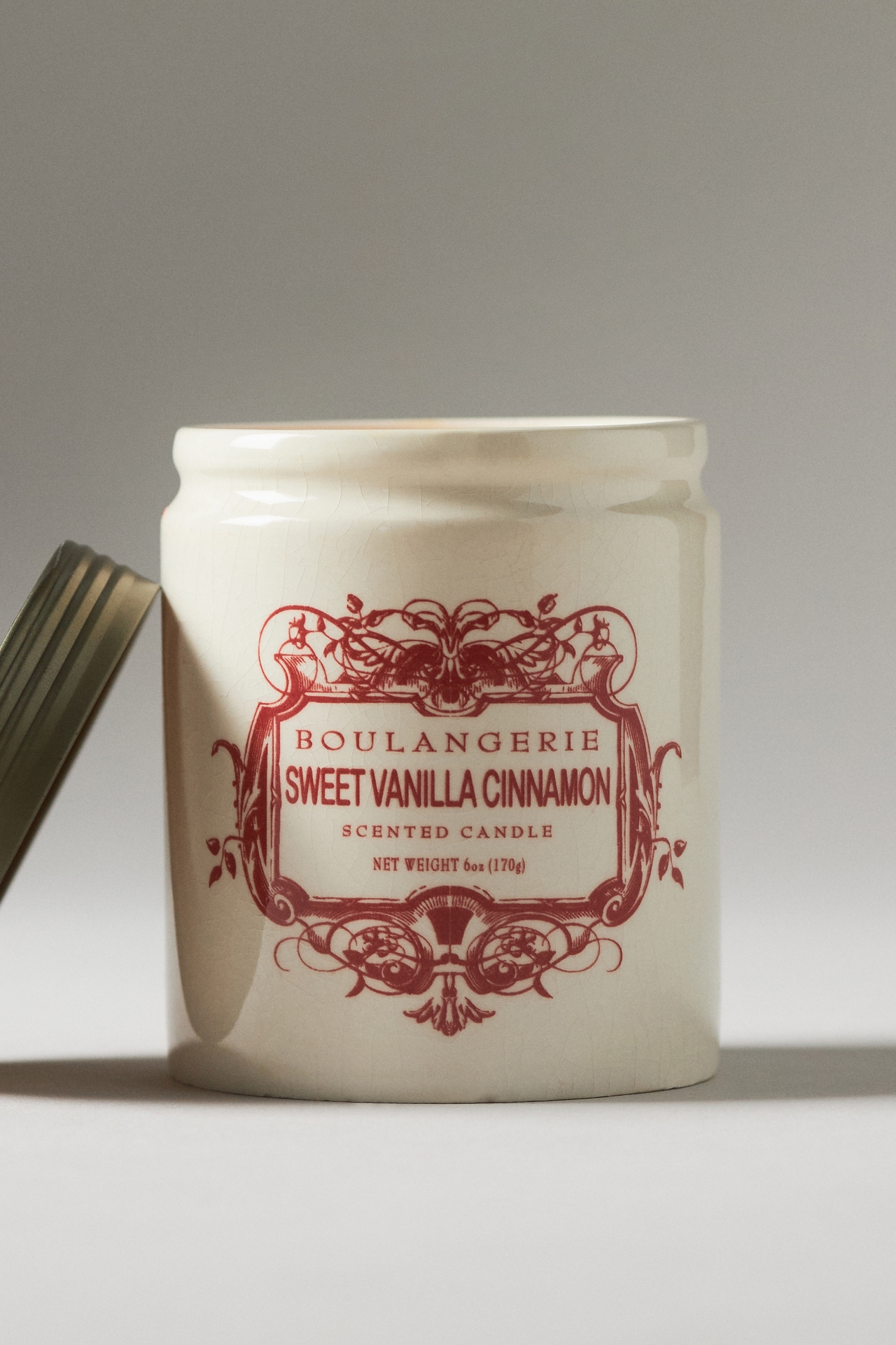 Boulangerie Sweet Vanilla Cinnamon Jar Candle