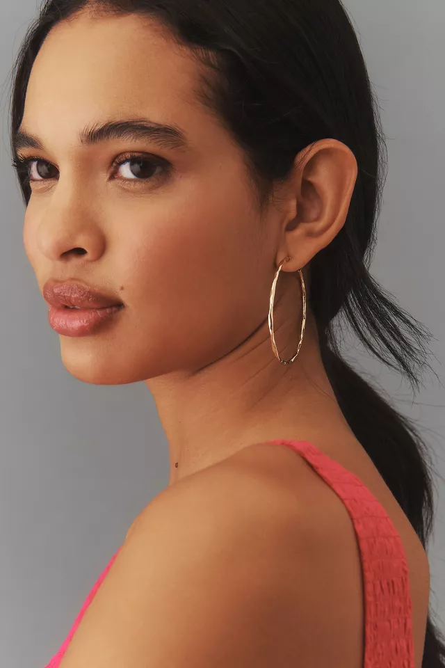 Natural Hoop Earrings