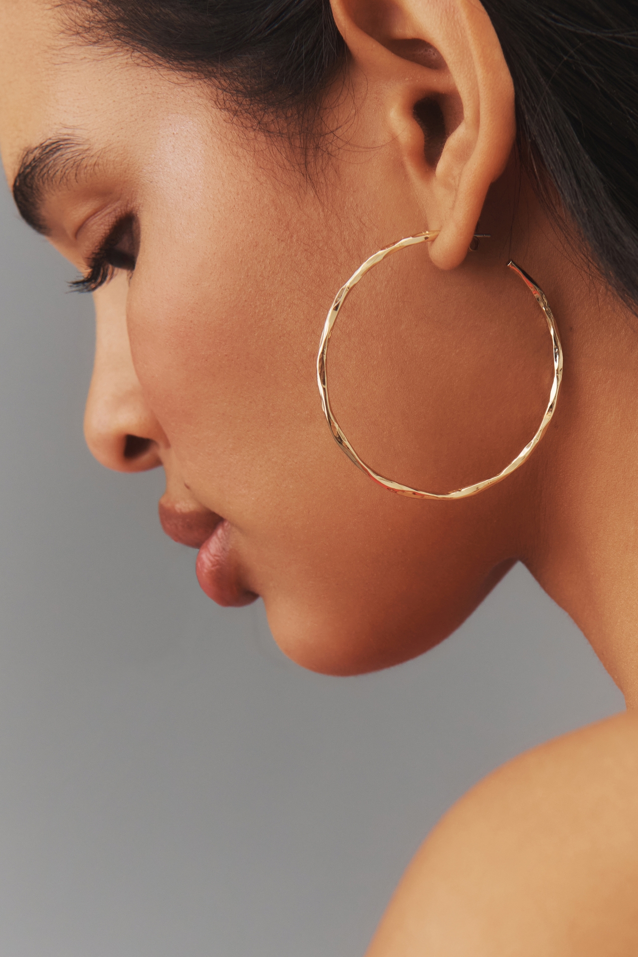 Natural Hoop Earrings