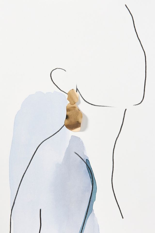 Hammered Double Drop Earrings #2