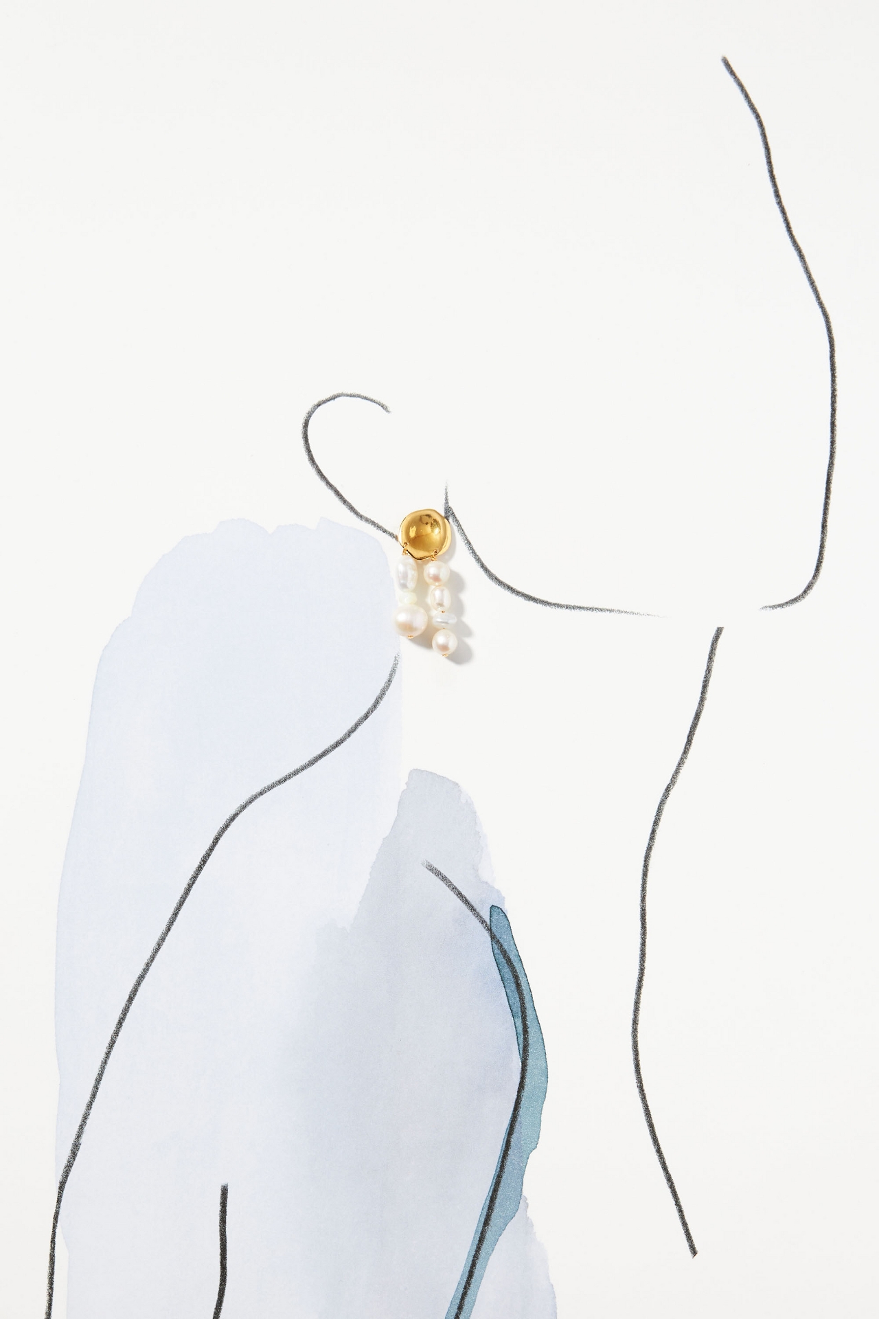 Chan Luu Pearl Drop Earrings