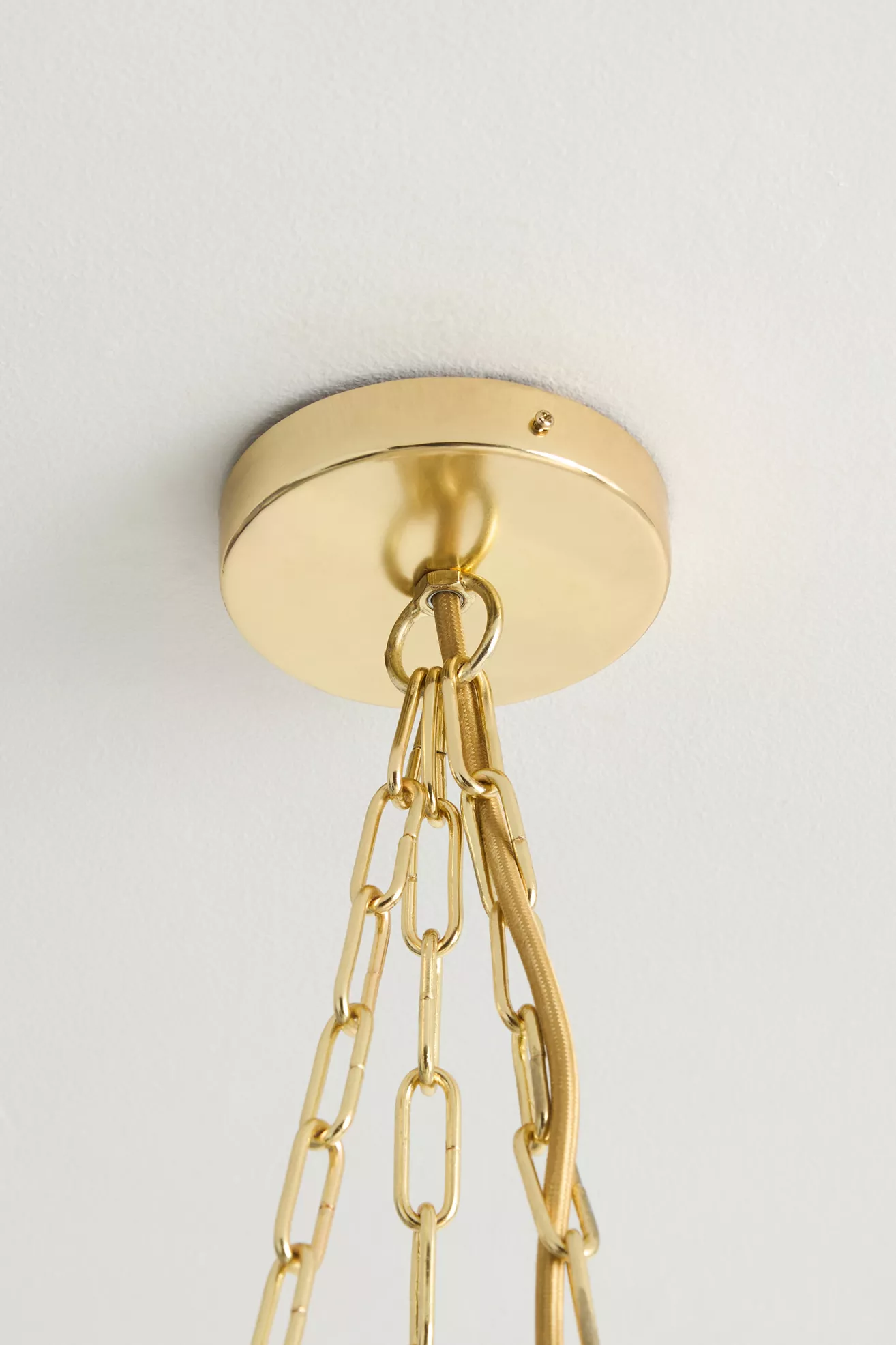 Lila Capiz Uplit Pendant - thumbnail 3