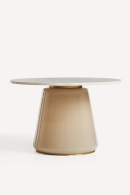 Infinity Glass & Marble Coffee Table