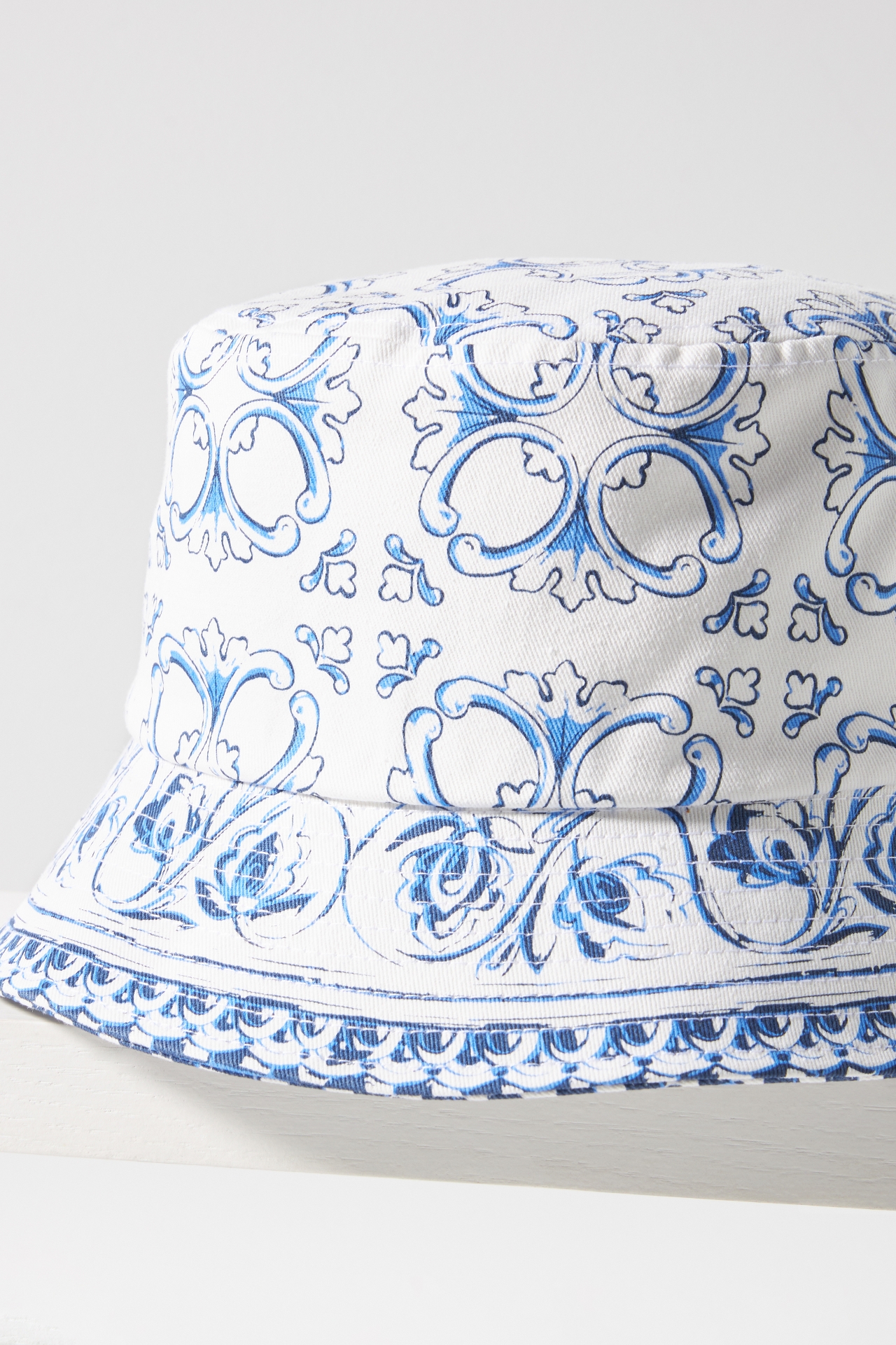 Coney Island Picnic Tile Print Bucket Hat