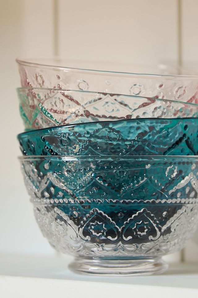 The Bombay Handblown Glass Cereal Bowls, Set of 4 #1