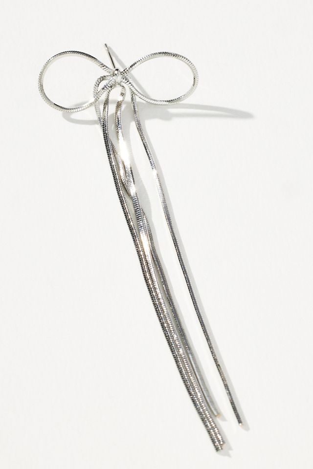 Slinky Bow Drop Earrings #1
