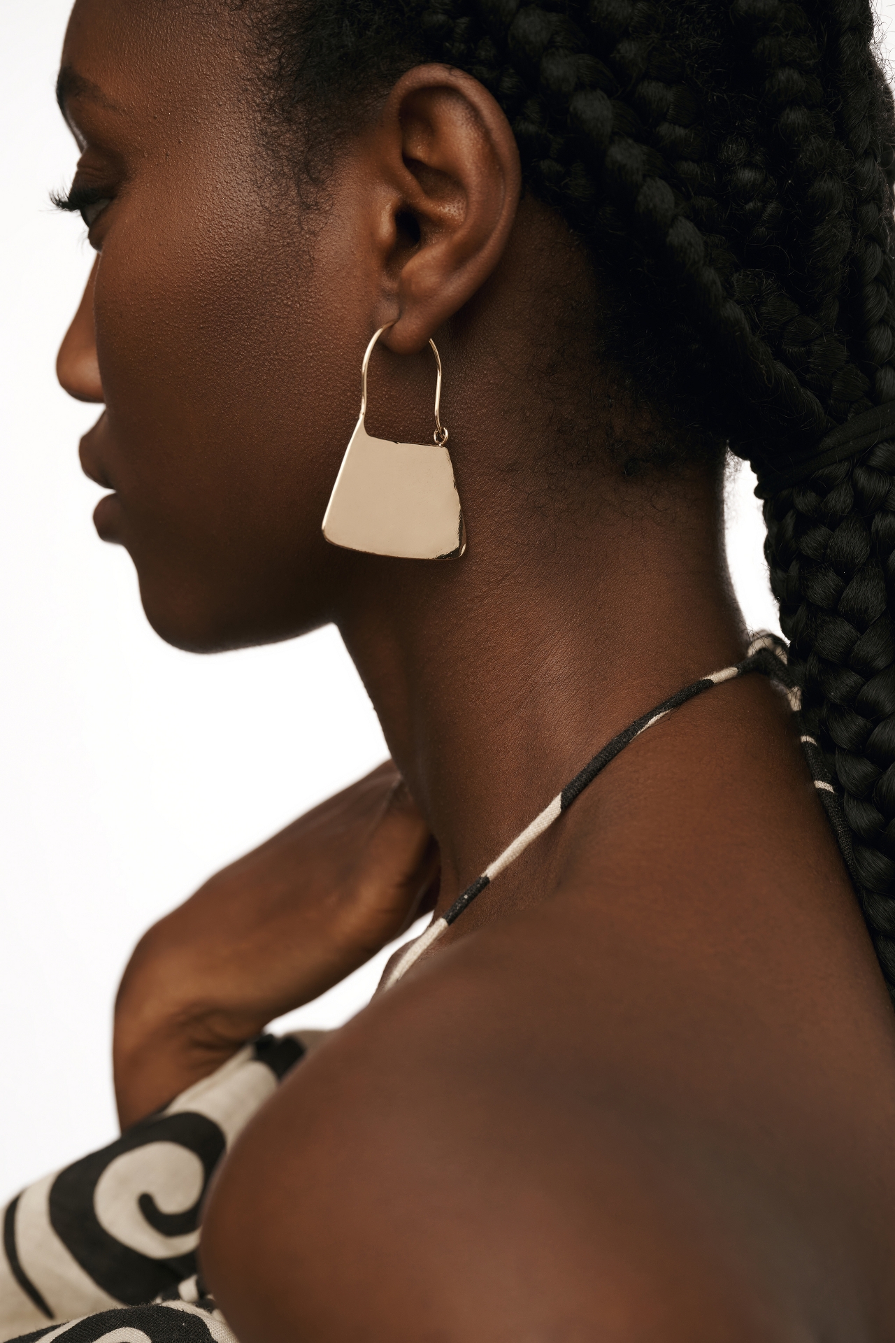 Trapezoid Drop Earrings