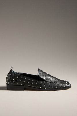 Shop Dolce Vita Beny Stud Flats In Black